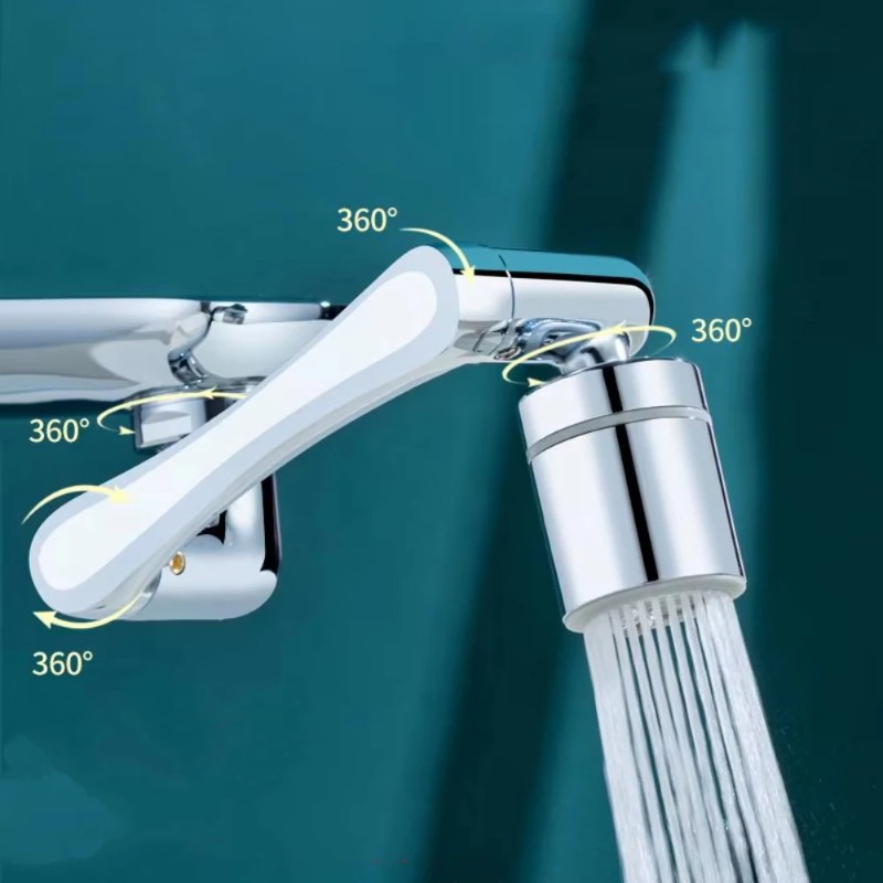 Home Bar Sink - Heavy Metal Universal Rotation Faucet Sprayer
