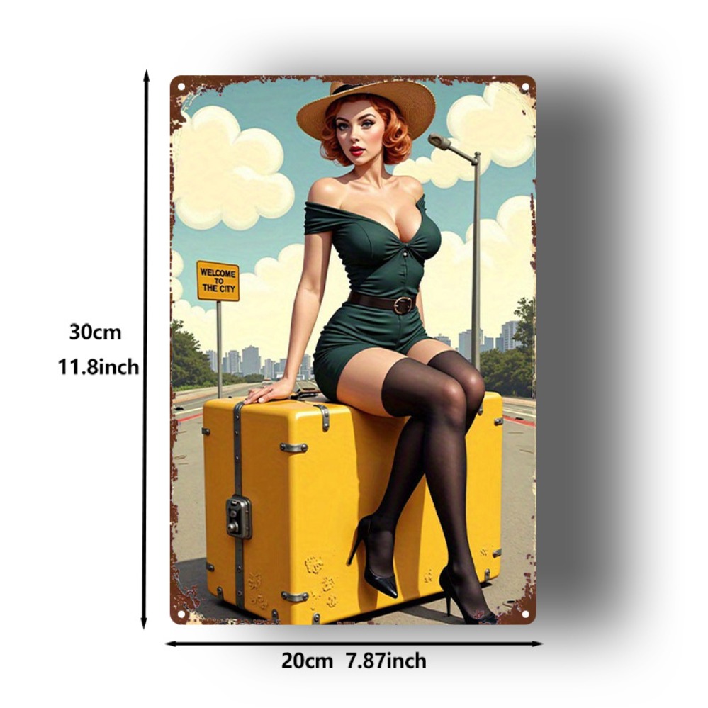 Vintage Beauty with Suitcase M - مراجعة Home Bar And Kitchen وسعره