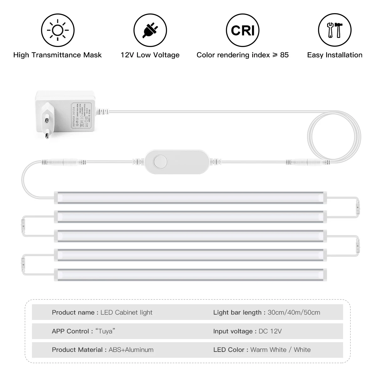 Smart Zigbee LED Lamp Under Ca - مراجعة Home Bar And Cabinet وسعره