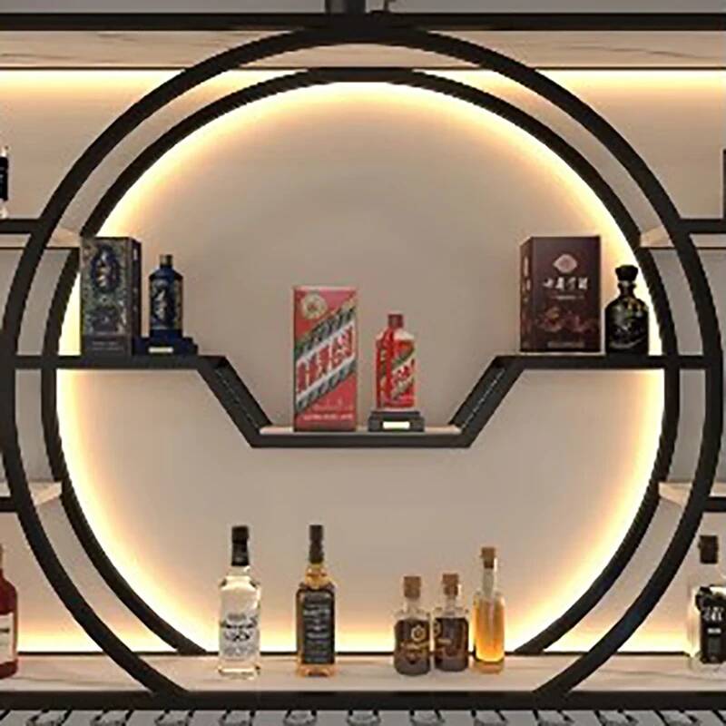 Wine Nightclub Display Cabinet - مراجعة Home Bar Shelves وسعره