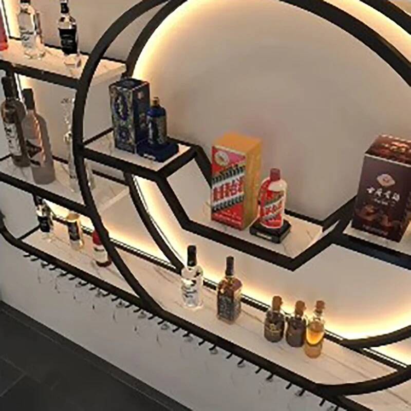 Wine Nightclub Display Cabinet - مراجعة Home Bar Shelves وسعره