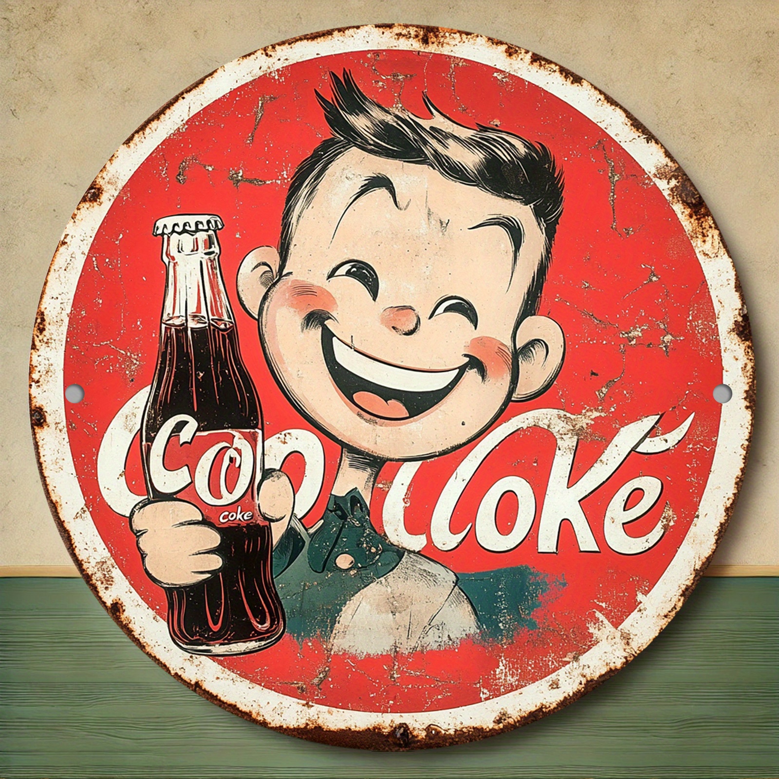 Vintage-Style Cola Advertiseme - مراجعة Home Bar Cafe وسعره