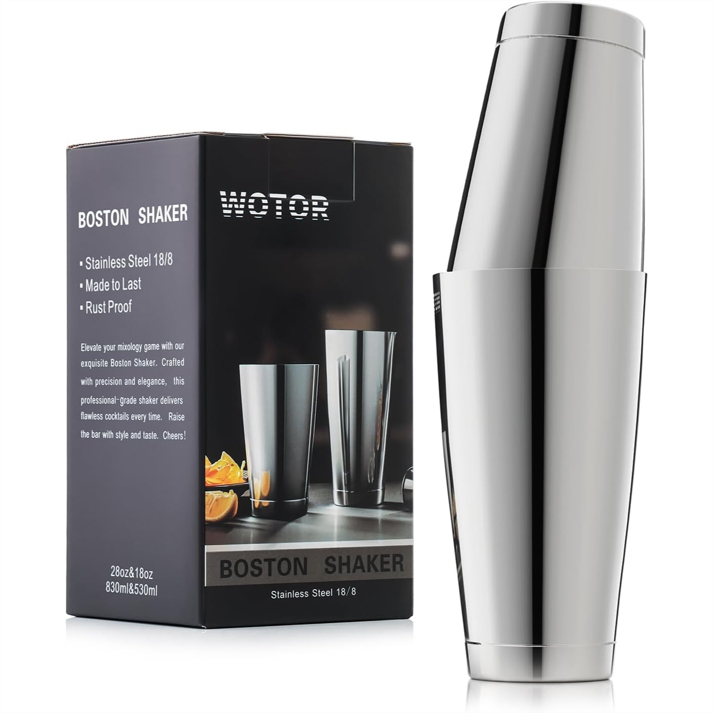 Boston Cocktail Shaker Set 18  - مراجعة Boston Shaker Set وسعره