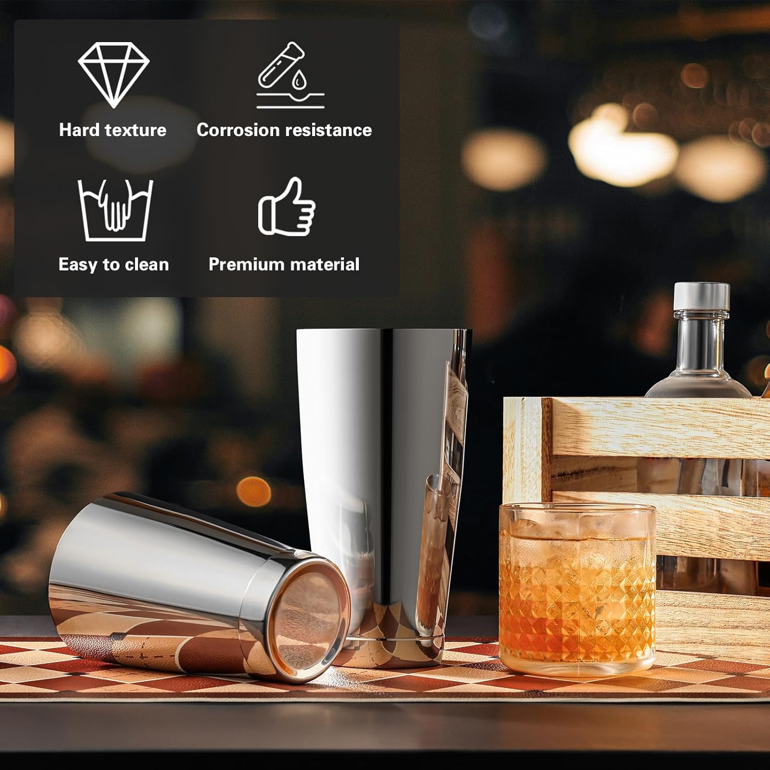 Boston Cocktail Shaker Set 18  - مراجعة Boston Shaker Set وسعره