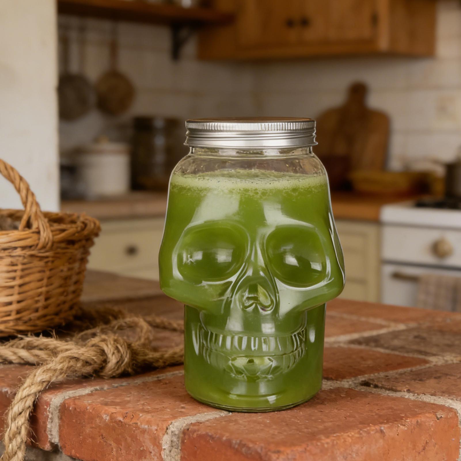 Skull Jars With Lid 500ml/800m - مراجعة Home Bar Setup وسعره