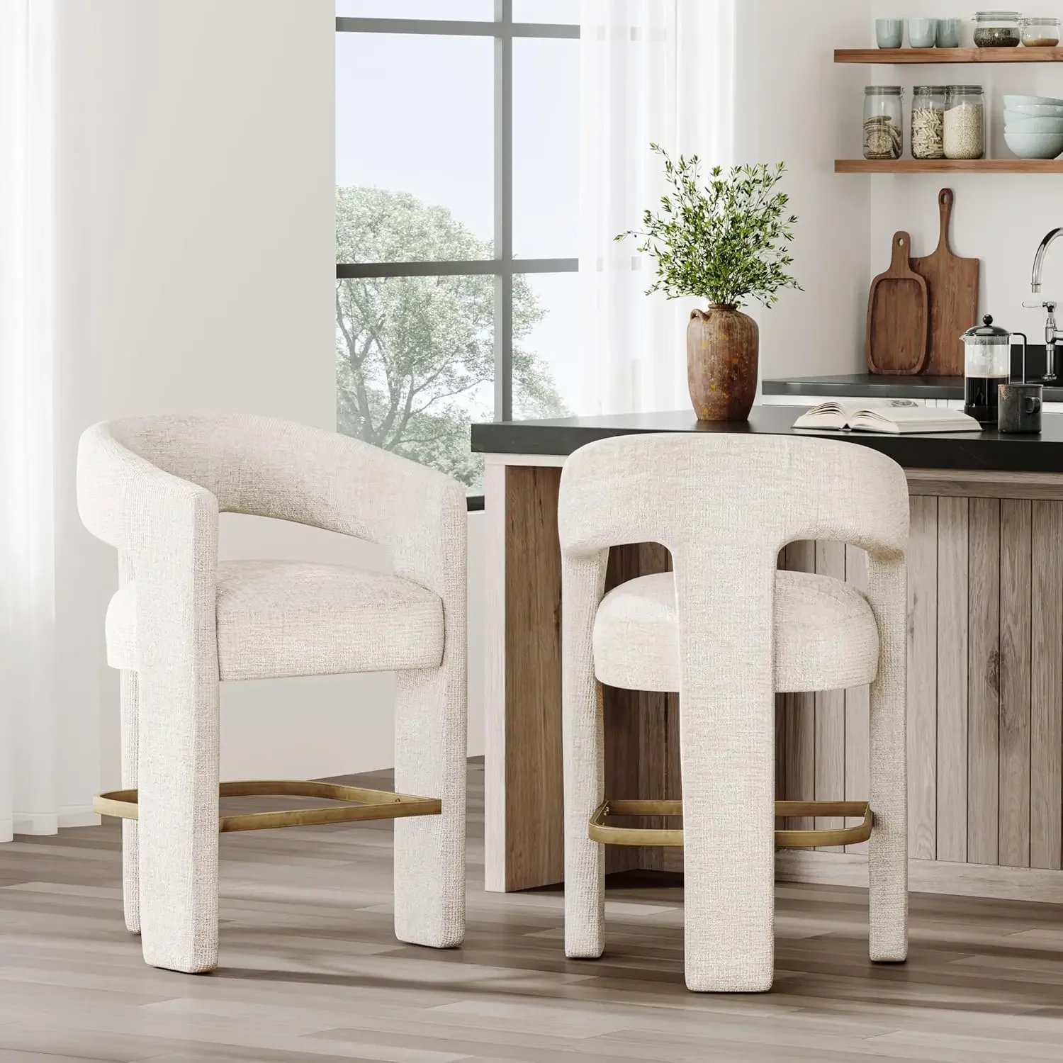 Jofran Upholstered Counter Sto - مراجعة Home Bar Seating وسعره