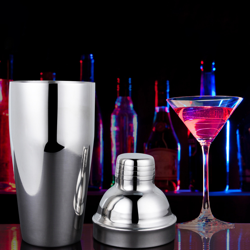550/750ML Cocktail Shaker Bar  - مراجعة Boston Shaker Set وسعره