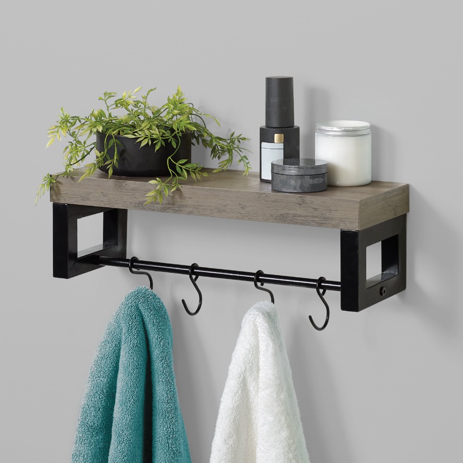 Versatile Wall Shelf with Towe - مراجعة Home Bar Shelves وسعره