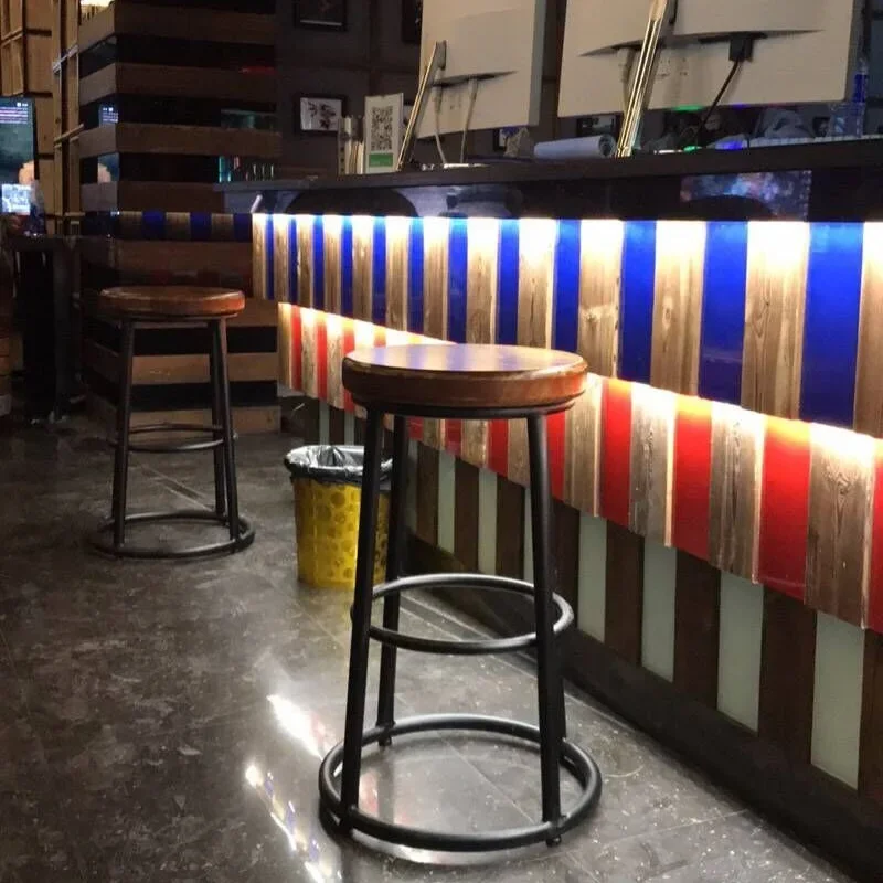 American Retro Iron High Foote - مراجعة Home Bar Seating وسعره