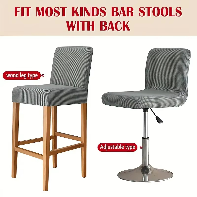 Jacquard Bar Stool Chair Cover - مراجعة Home Bar Seating وسعره