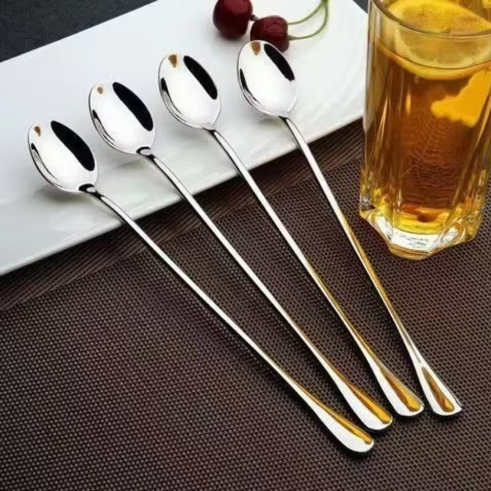 6pcs Milkshake Spoons Ice Tea  - مراجعة Ice Pick Pick وسعره