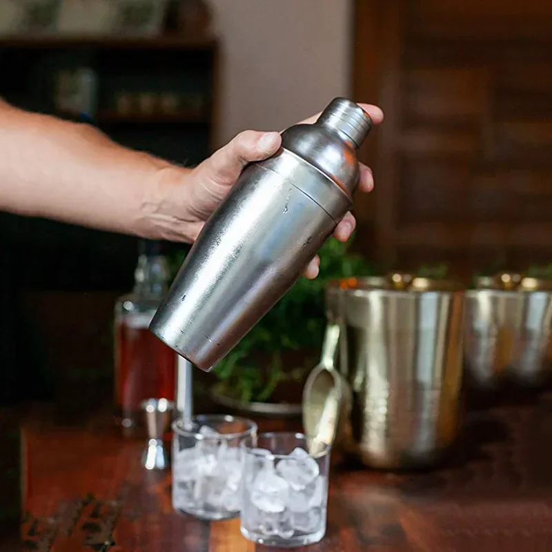 3/6pcs Cocktail Shaker Stainle - مراجعة Boston Shaker Set وسعره