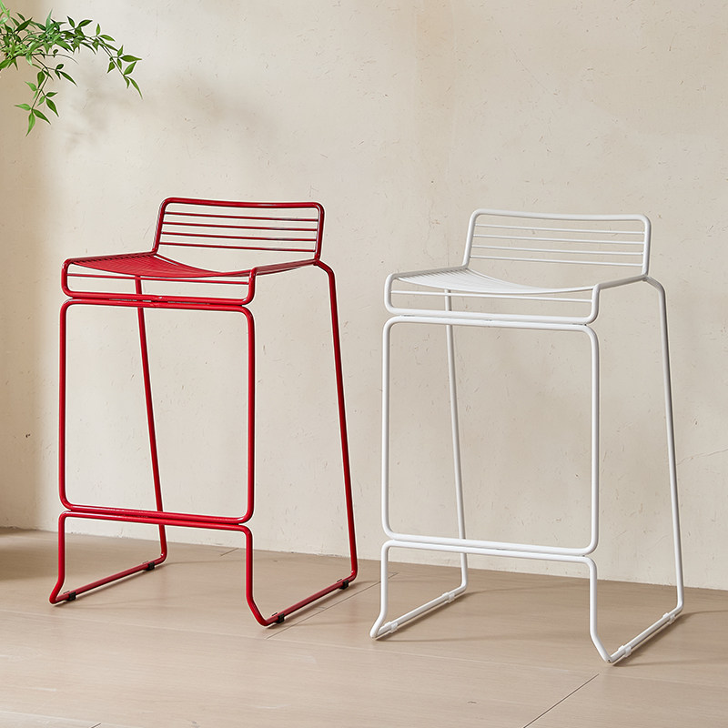 Nordic Minimalist Bar Stool Mo - مراجعة Home Bar Seating وسعره
