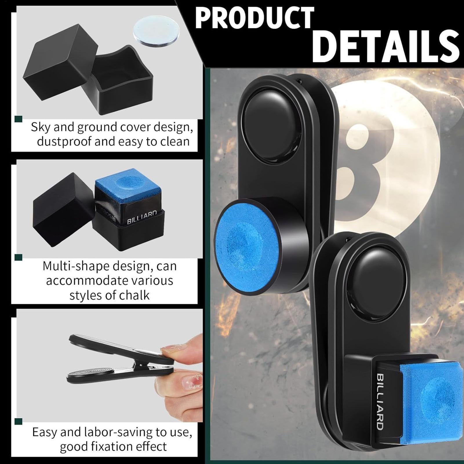Magnetic Billiard Chalk Holder - مراجعة Home Bar Setup وسعره