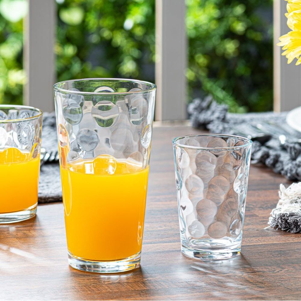 12-Piece Elegant Stackable Gla - مراجعة Highball Glass Set وسعره