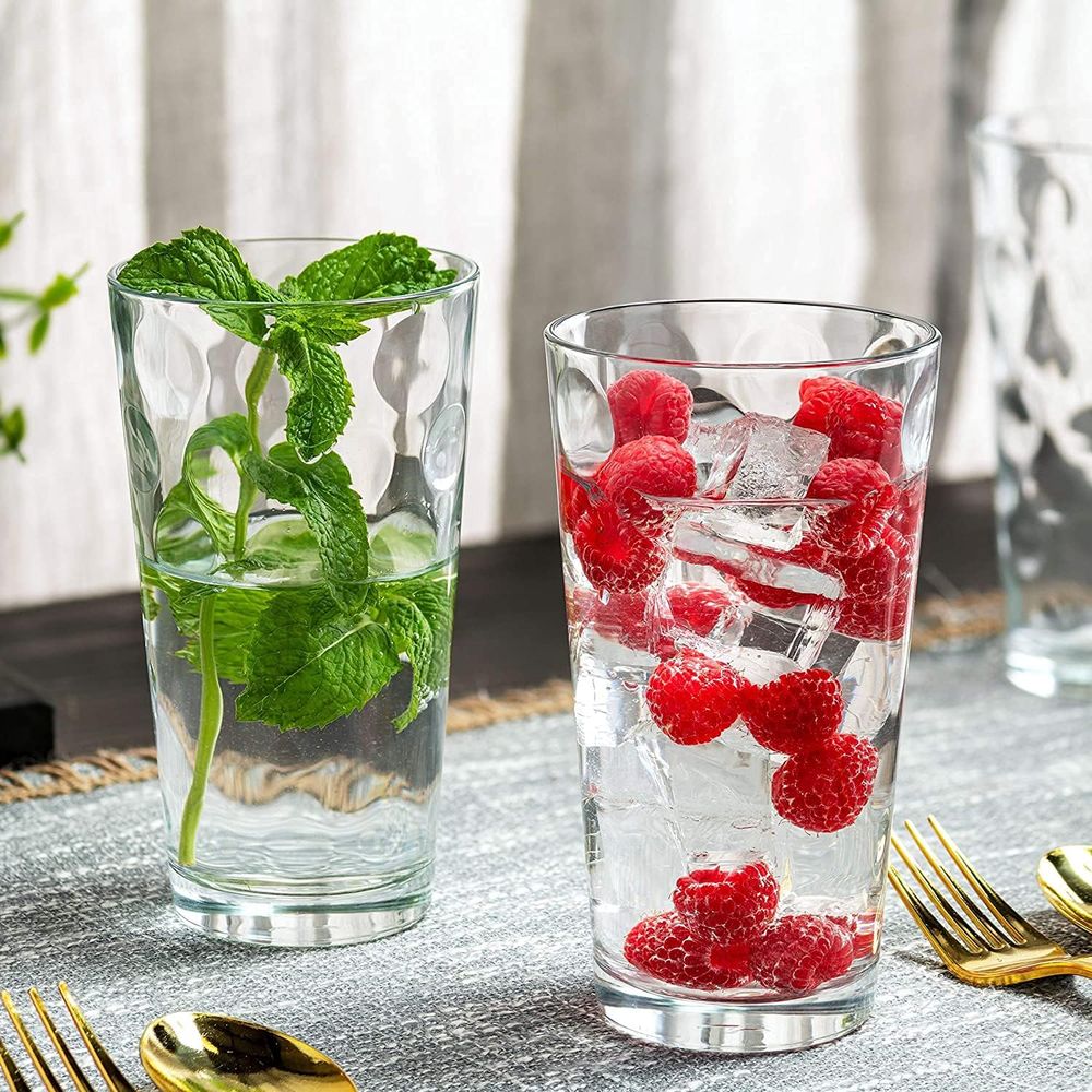 12-Piece Elegant Stackable Gla - مراجعة Highball Glass Set وسعره