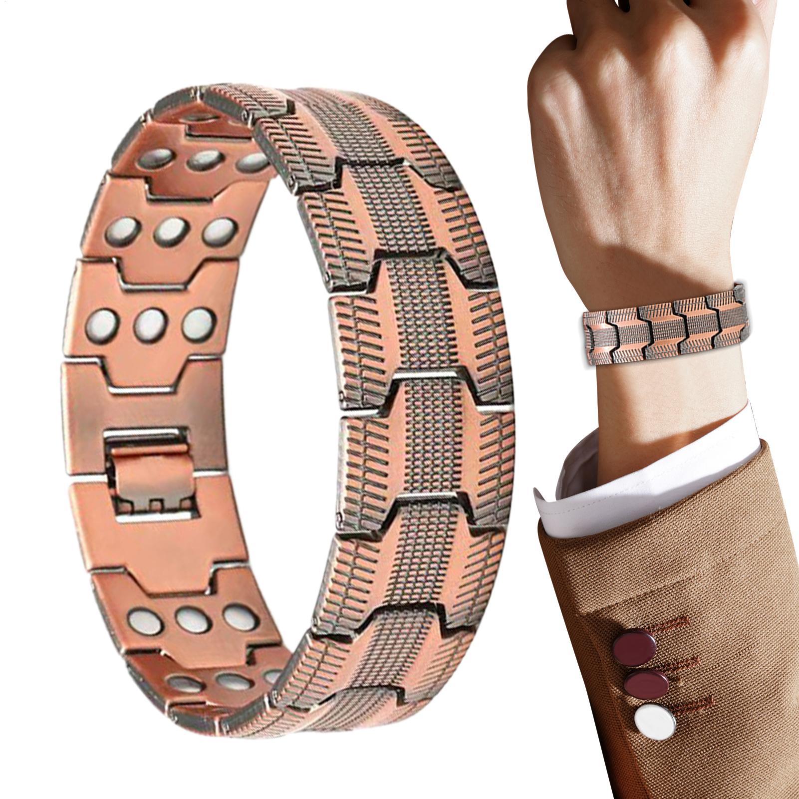 3-Row Magnetic Copper Bracelet - مراجعة Home Bar Android وسعره