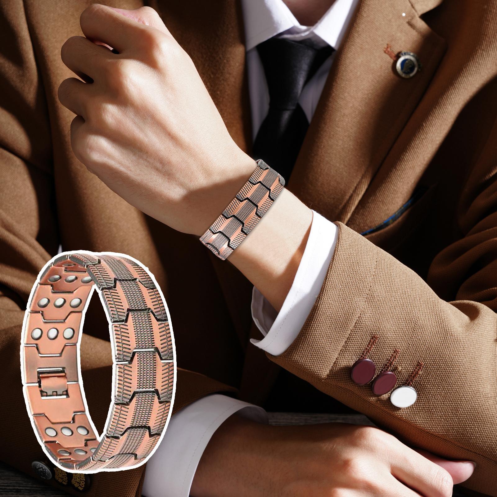 3-Row Magnetic Copper Bracelet - مراجعة Home Bar Android وسعره