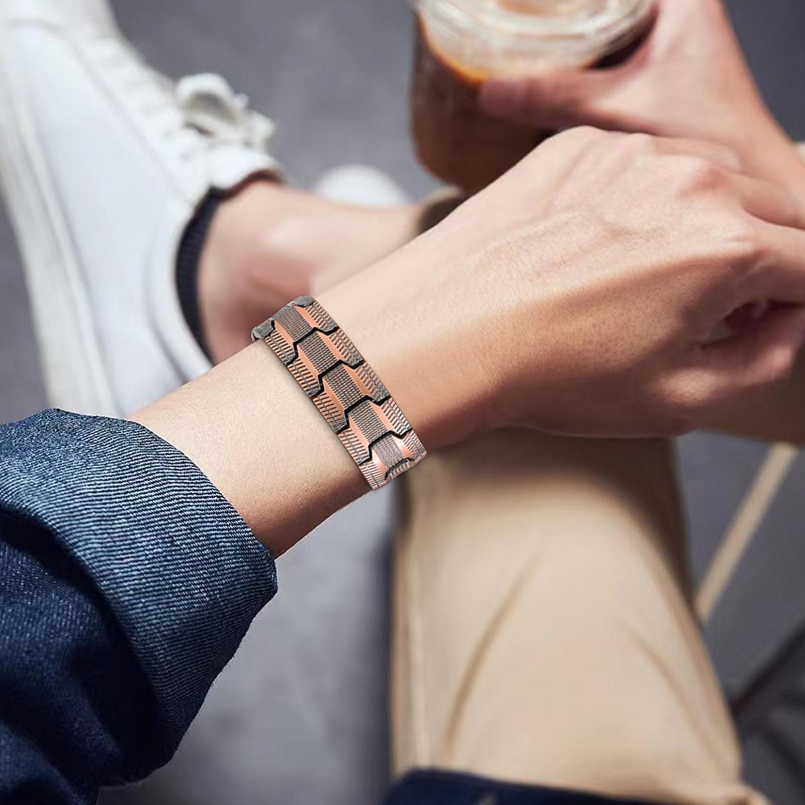 3-Row Magnetic Copper Bracelet - مراجعة Home Bar Android وسعره