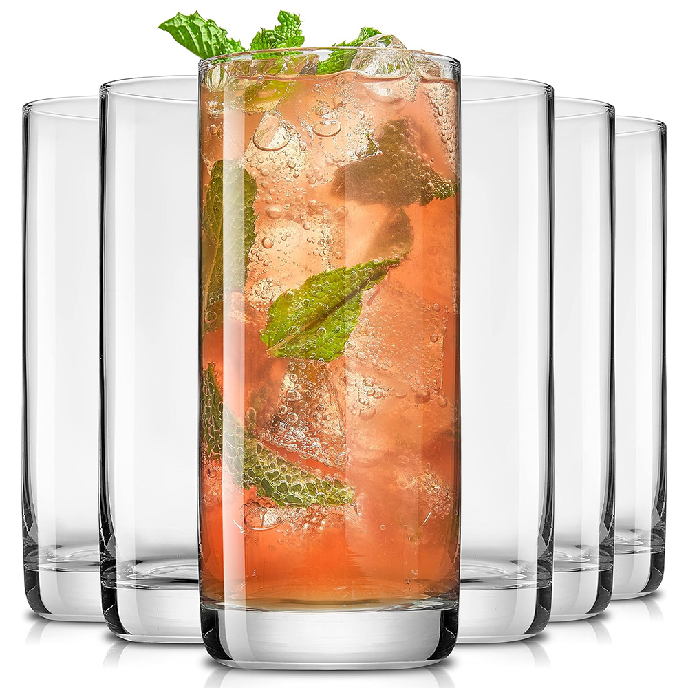 Lead-Free Crystal Drinking Gla - مراجعة Highball Glass Set وسعره