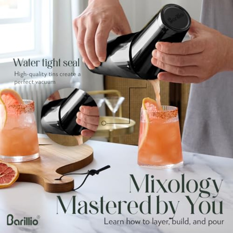 Boston Shaker Set - Stainl-Ste - مراجعة Boston Shaker Set وسعره