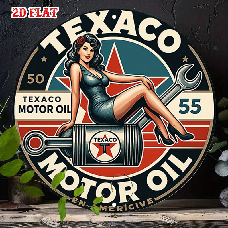 Round Metal Tin Sign Wall Deco - مراجعة Home Bar Cafe وسعره