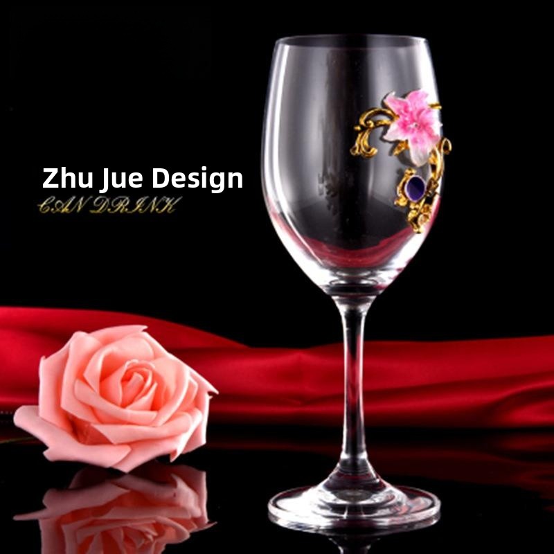 Elegant Enamel Red Wine Glasse - مراجعة Highball Glass Set وسعره