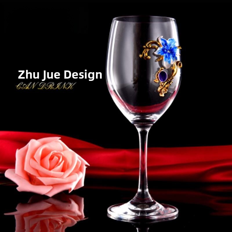 Elegant Enamel Red Wine Glasse - مراجعة Highball Glass Set وسعره