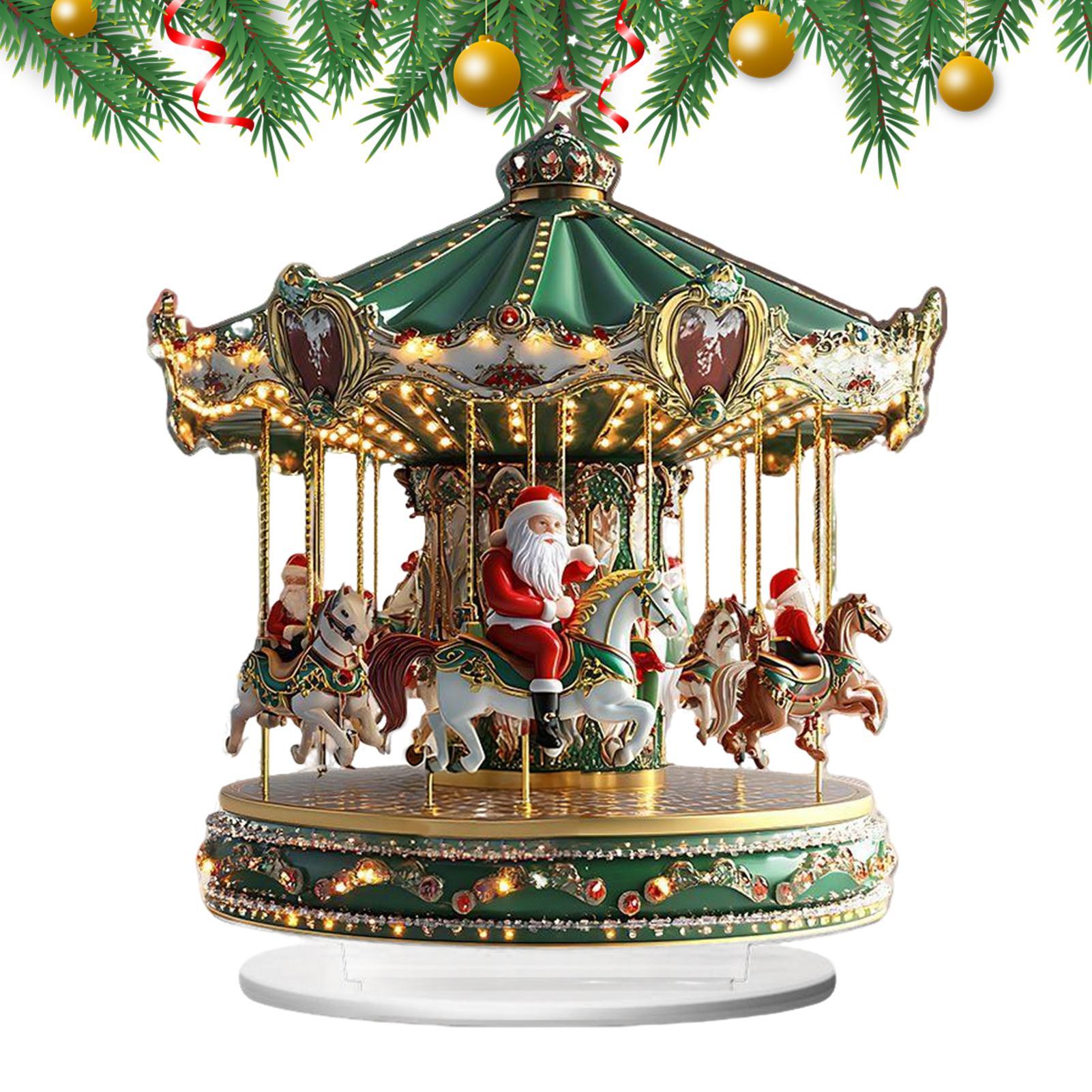 Christmas Carousel Acrylic 2D  - مراجعة Home Bar Shelves وسعره