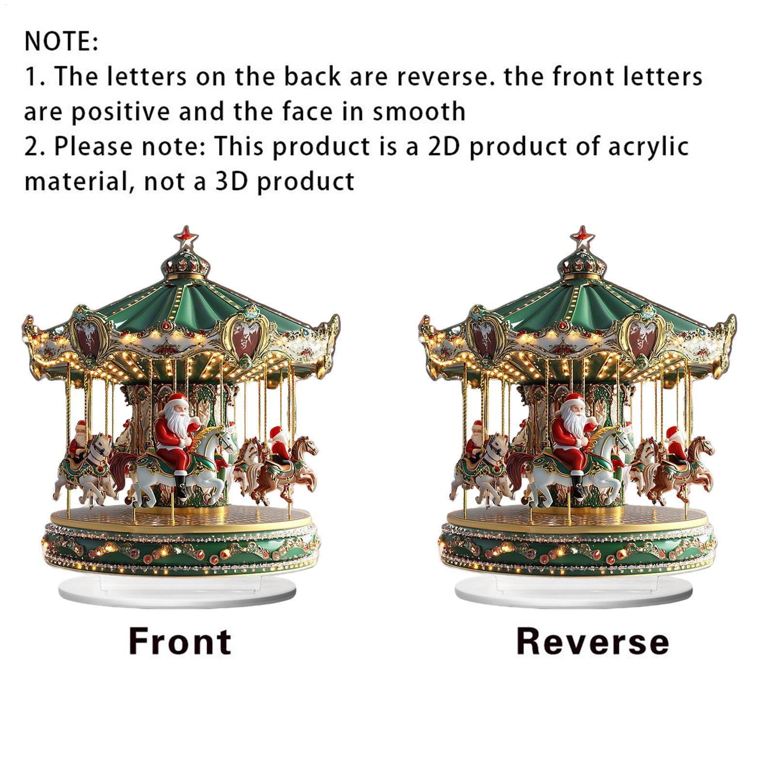 Christmas Carousel Acrylic 2D  - مراجعة Home Bar Shelves وسعره