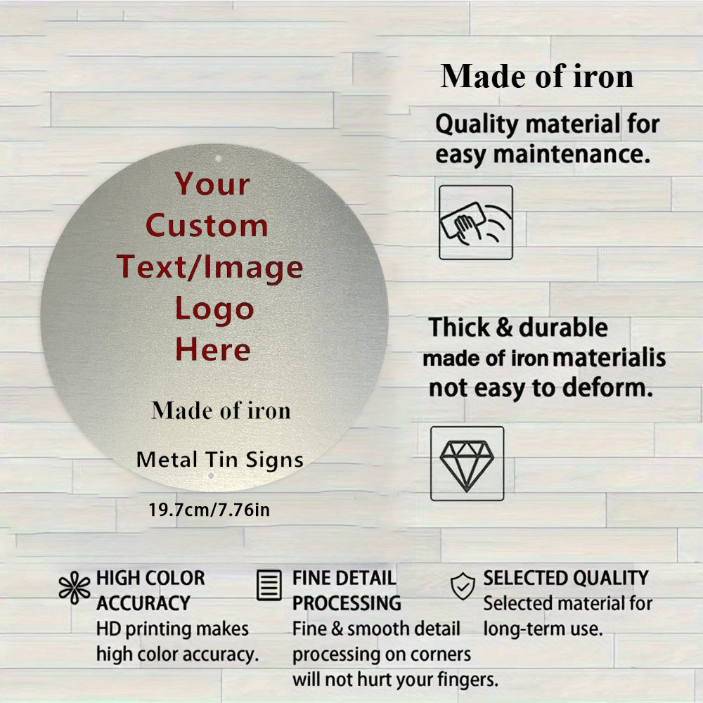 Custom Photo/Text Aluminum Sig - مراجعة Home Bar Signs وسعره
