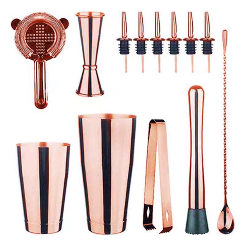 Cocktail Shaker Bar Set: 2 Wei - مراجعة Boston Shaker Set وسعره
