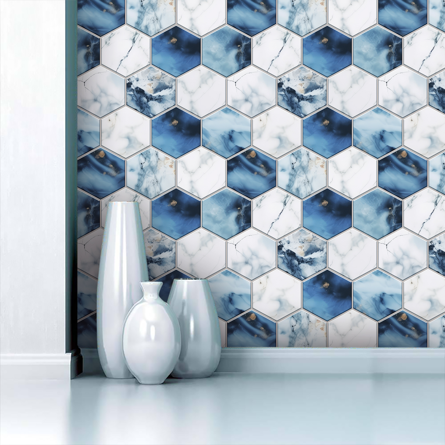 5 Styles Flat Hexagon Marble E - مراجعة Home Bar Sink وسعره