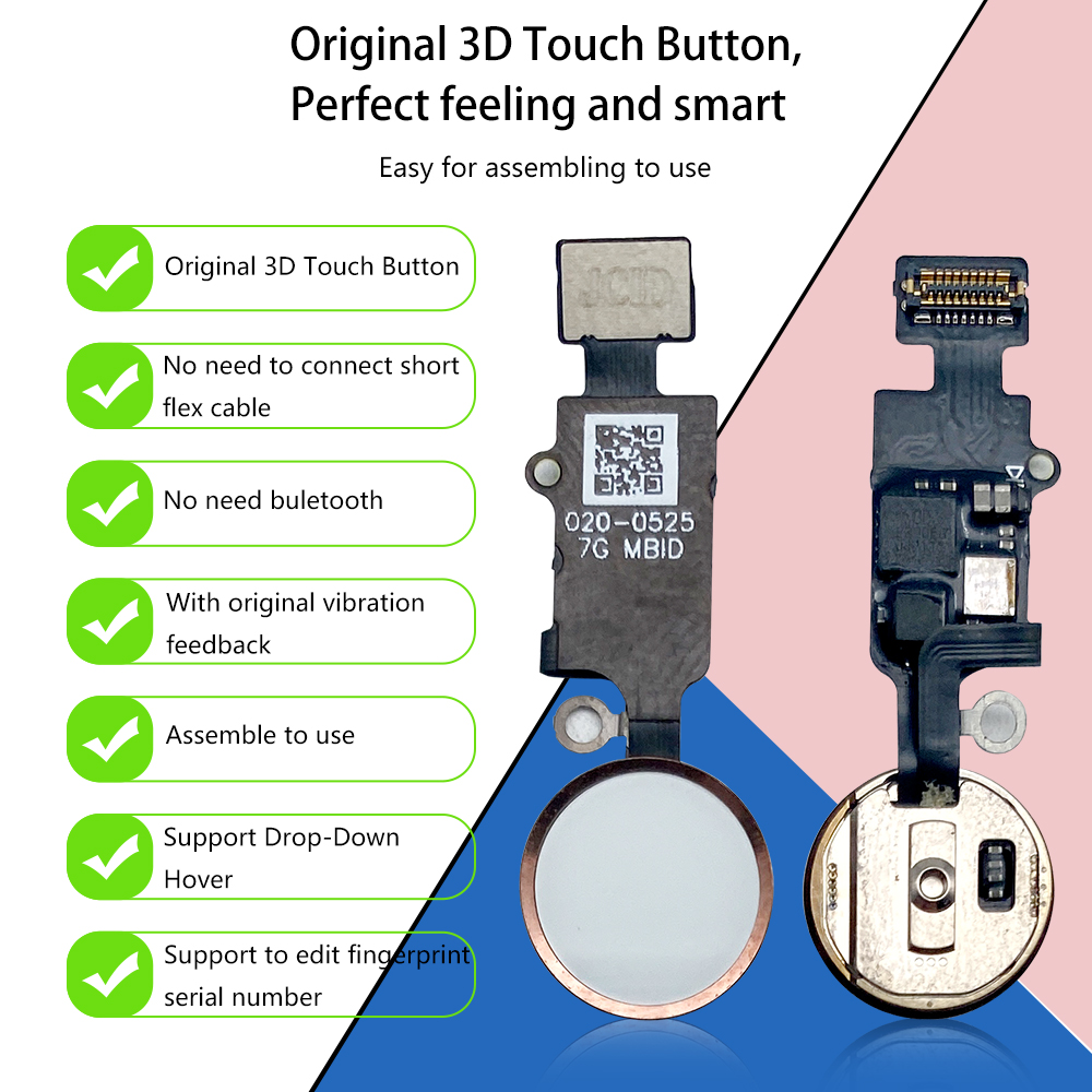 JC 6th 3D Home Button Flex For - مراجعة Home Bar Iphone وسعره