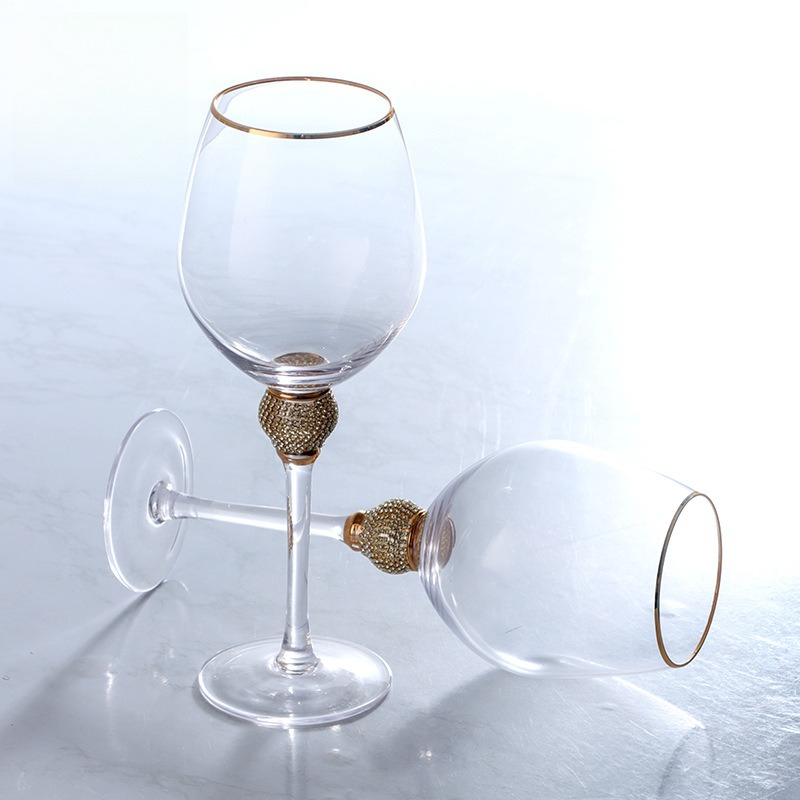 Luxury Diamond Gold Rim Highba - مراجعة Highball Glass Set وسعره