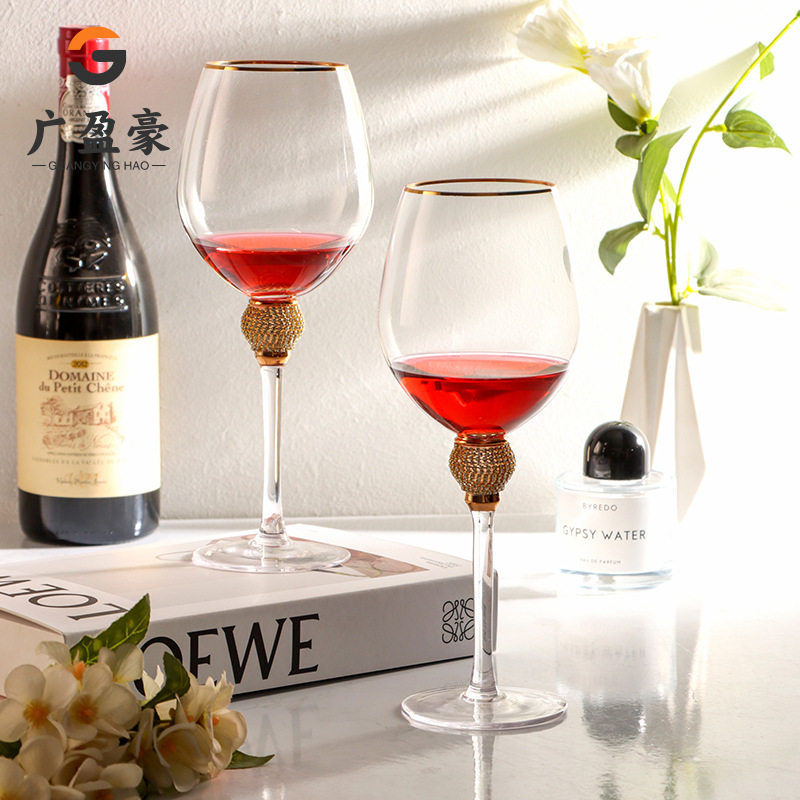 Luxury Diamond Gold Rim Highba - مراجعة Highball Glass Set وسعره
