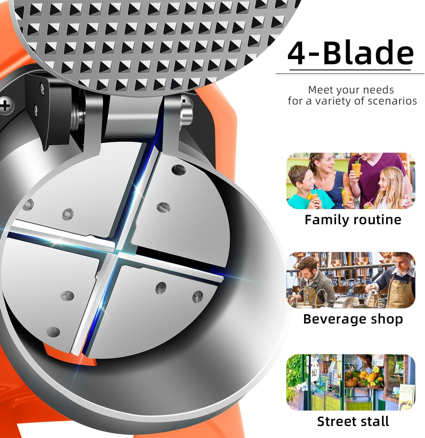4-Blades Ice Shaver, Electric  - مراجعة Ice Pick Pick وسعره