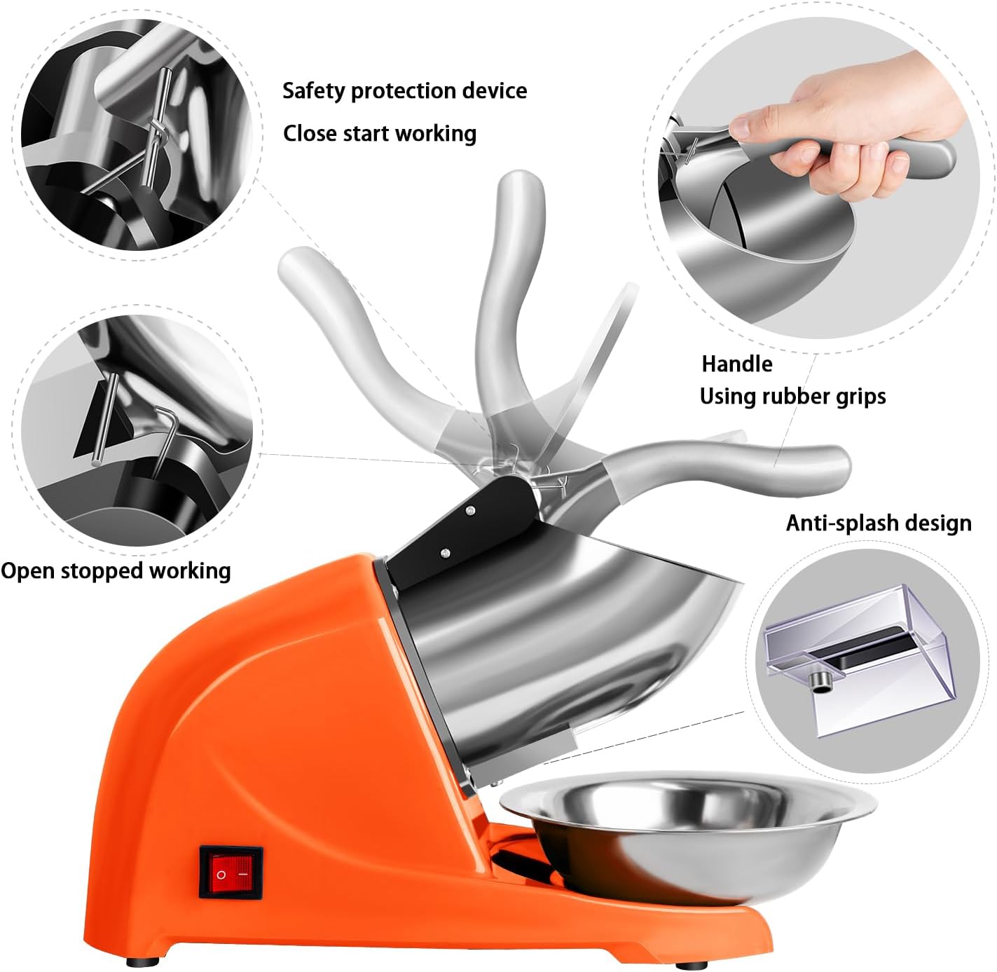 4-Blades Ice Shaver, Electric  - مراجعة Ice Pick Pick وسعره