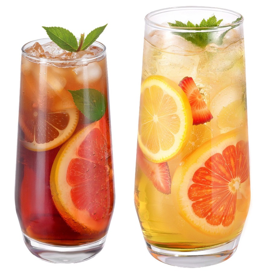 Drinking Glasses Set, 16-Piece - مراجعة Highball Glass Set وسعره
