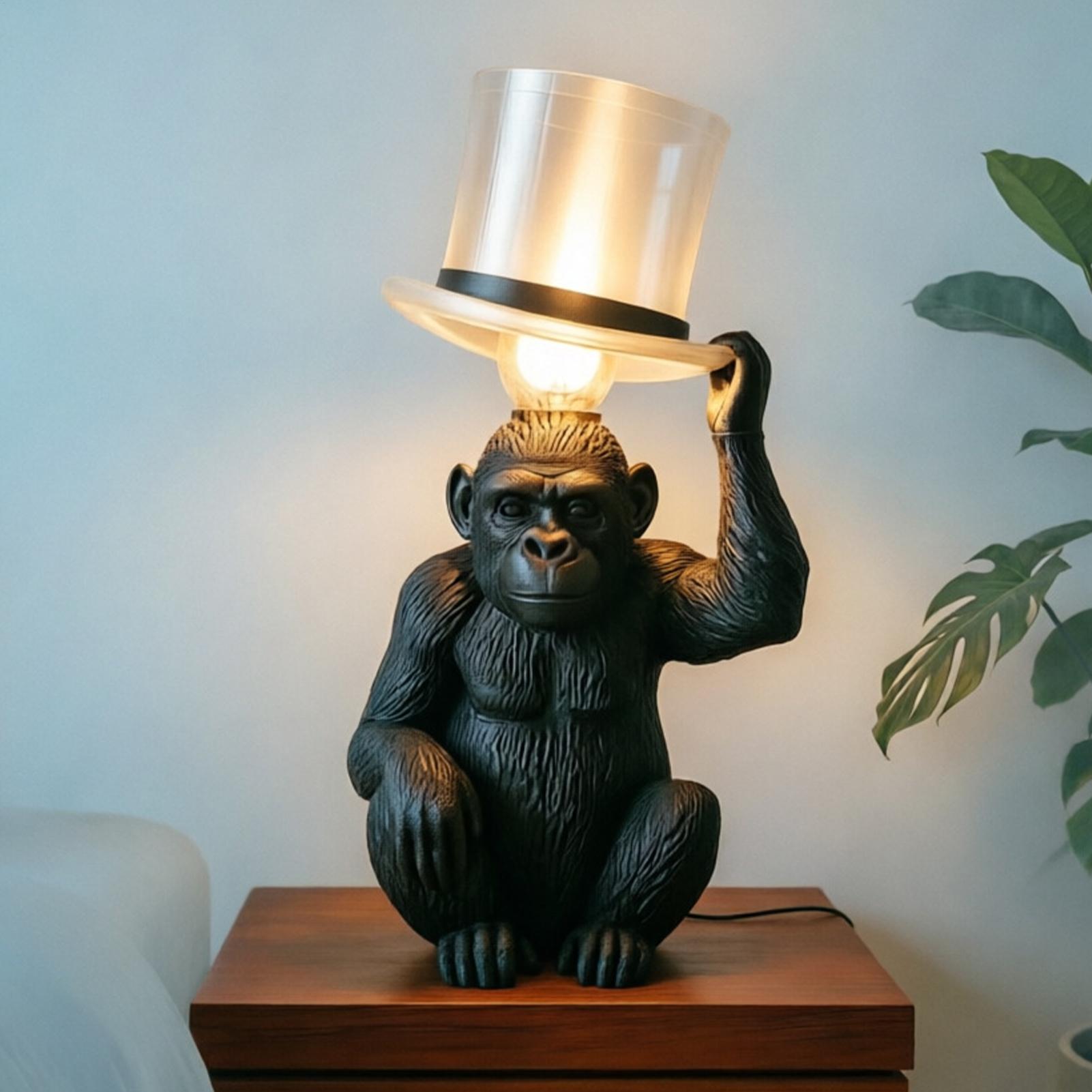 Monkey Lamp Top Hat Monkey Res - مراجعة Home Bar Setup وسعره