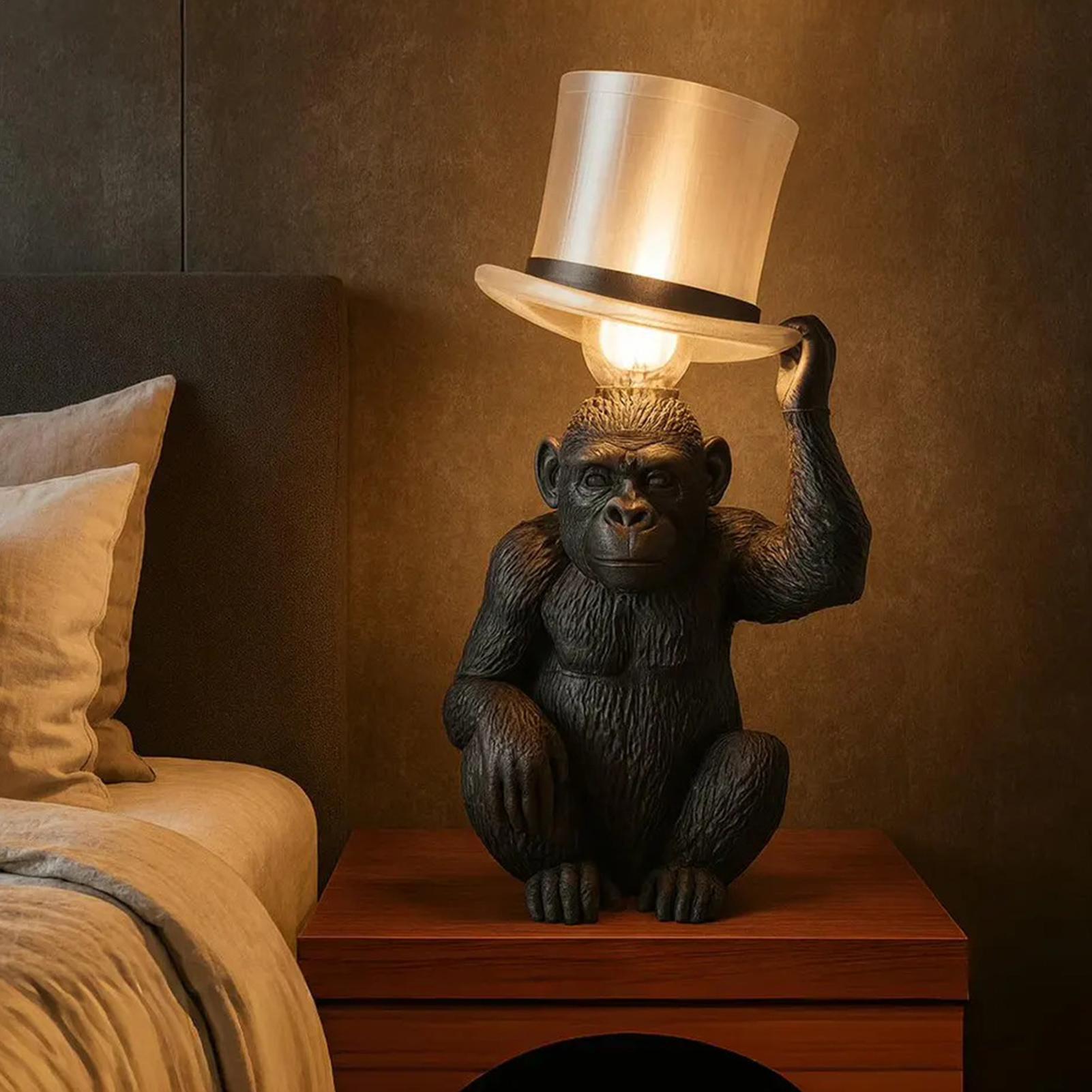 Monkey Lamp Top Hat Monkey Res - مراجعة Home Bar Setup وسعره