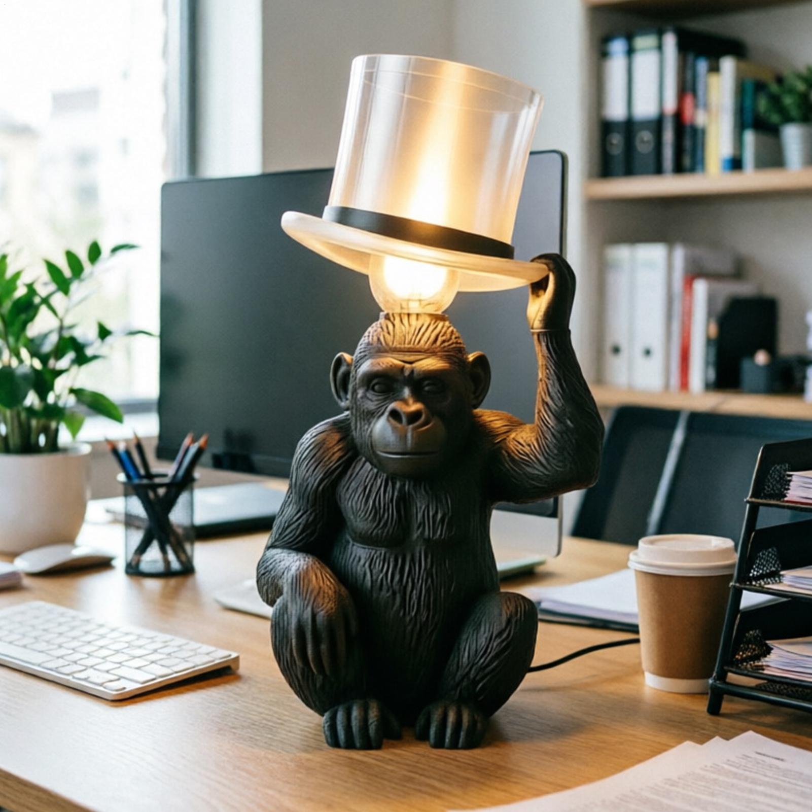 Monkey Lamp Top Hat Monkey Res - مراجعة Home Bar Setup وسعره