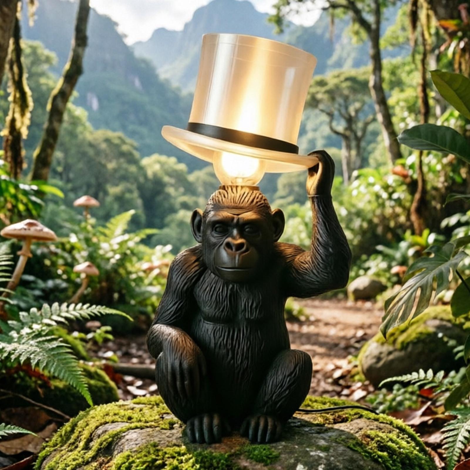 Monkey Lamp Top Hat Monkey Res - مراجعة Home Bar Setup وسعره