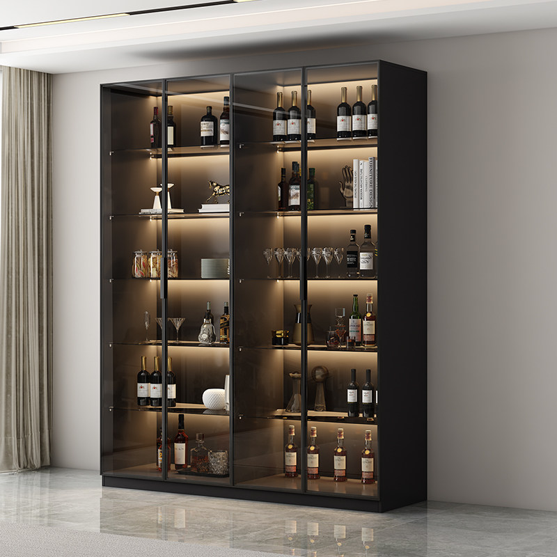 Designer Modern Bar Cabinet Li - مراجعة Home Bar Shelves وسعره