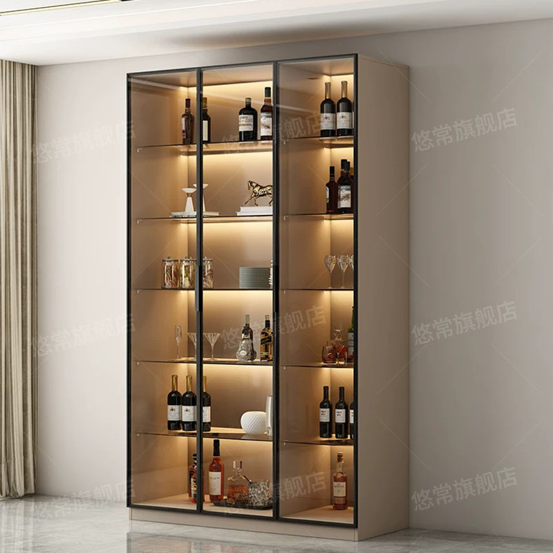 Designer Modern Bar Cabinet Li - مراجعة Home Bar Shelves وسعره