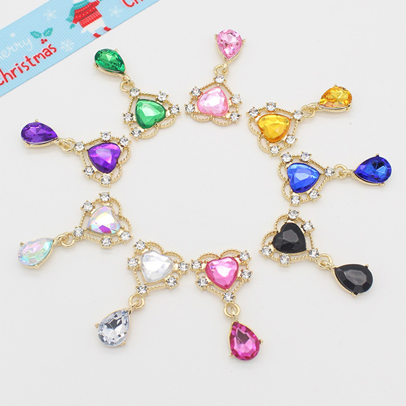 10Pc 20*40mm NEW Heart Crystal - مراجعة Cocktail Recipe Book وسعره