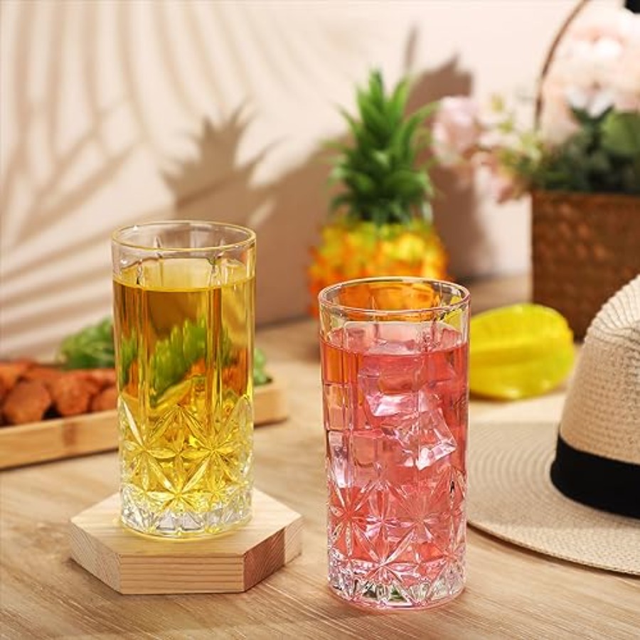 Set of 12 Tall Highball Glasse - مراجعة Highball Glass Set وسعره