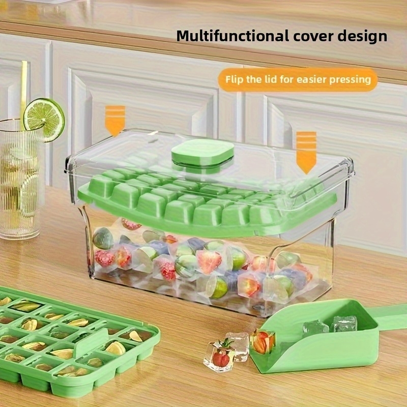 Press-key ice cube tray(Comes  - مراجعة Ice Pick Pick وسعره