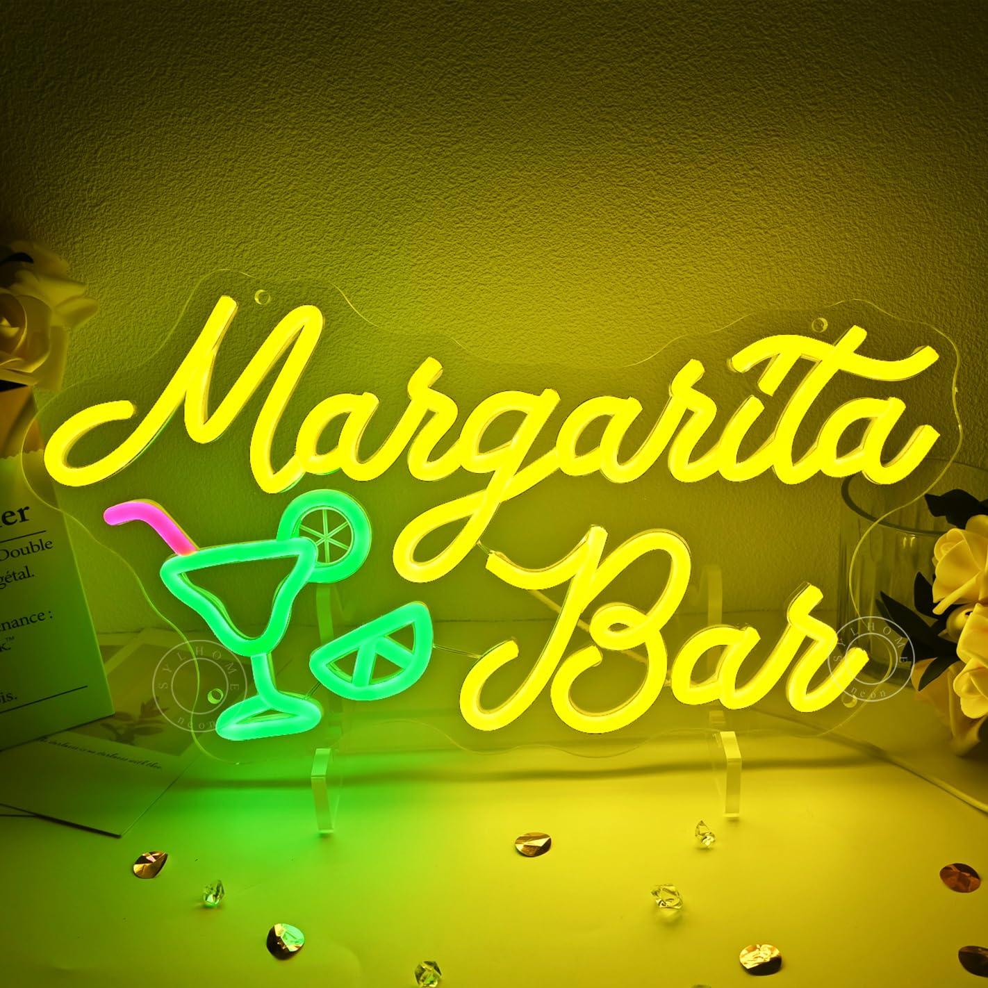 Margarita Bar Neon Sign Dimmab - مراجعة Home Bar Signs وسعره