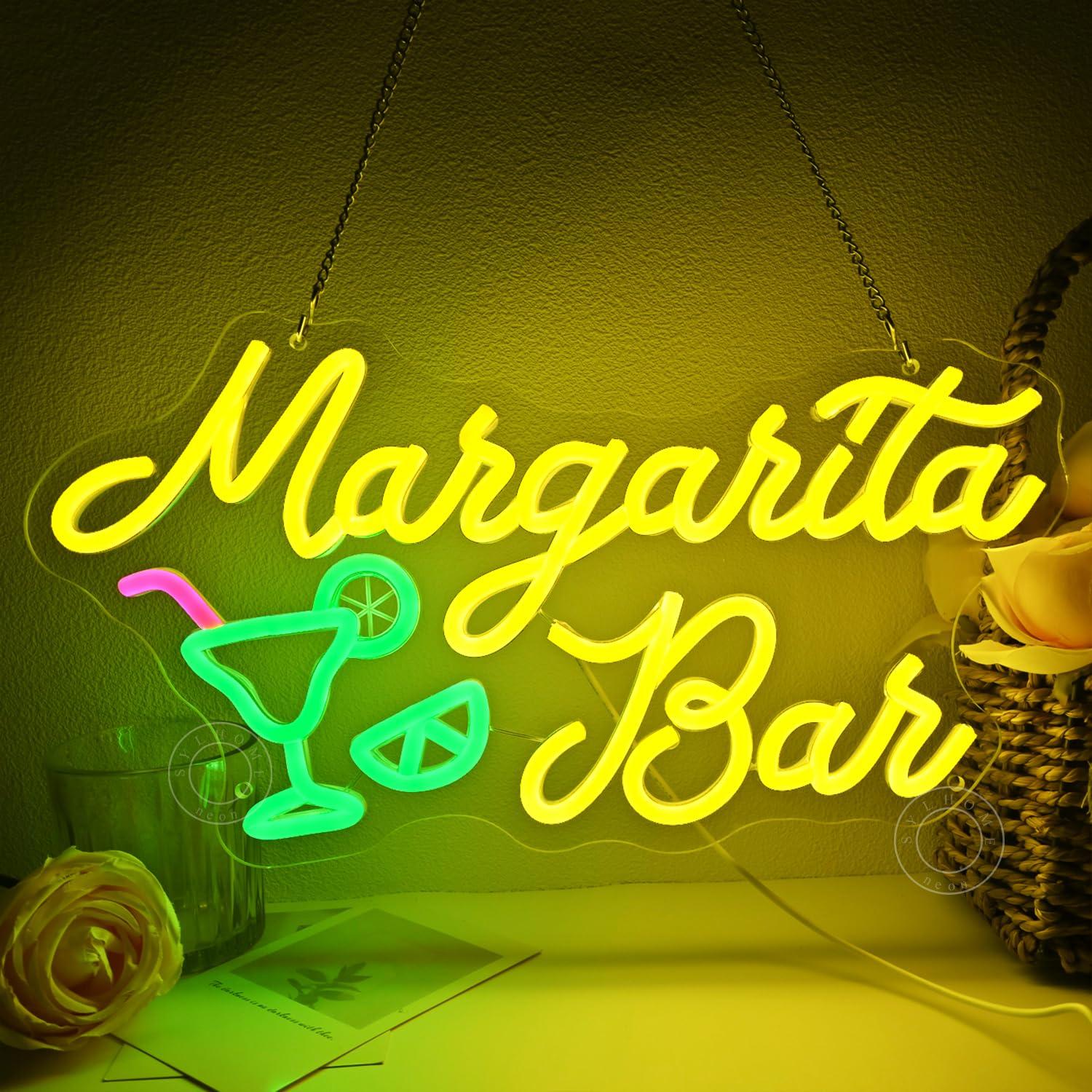 Margarita Bar Neon Sign Dimmab - مراجعة Home Bar Signs وسعره